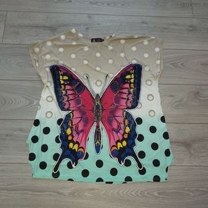 Butterfly Glitzy Blouse